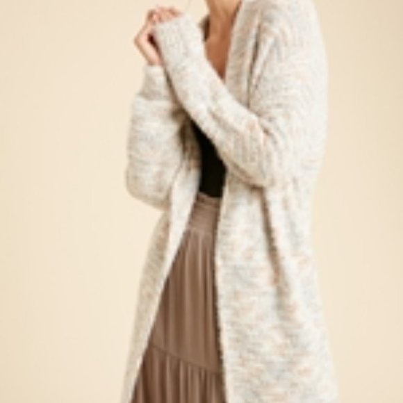 Wishlist Sweaters - Wishlist mixed color soft and classy cardigan